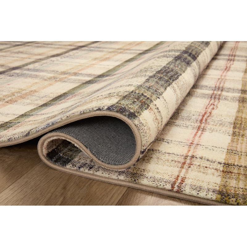 Humphrey Performance Ivory/Green/Gray/Black Rug & Reviews Birch Lane